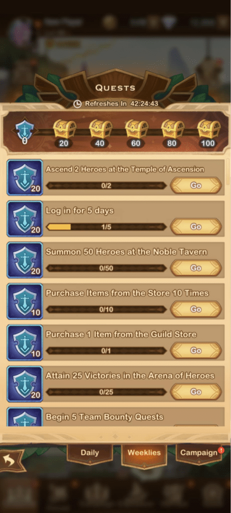AFK Arena Poe Coins Guide AFK Arena Quests AFK Arena Quests