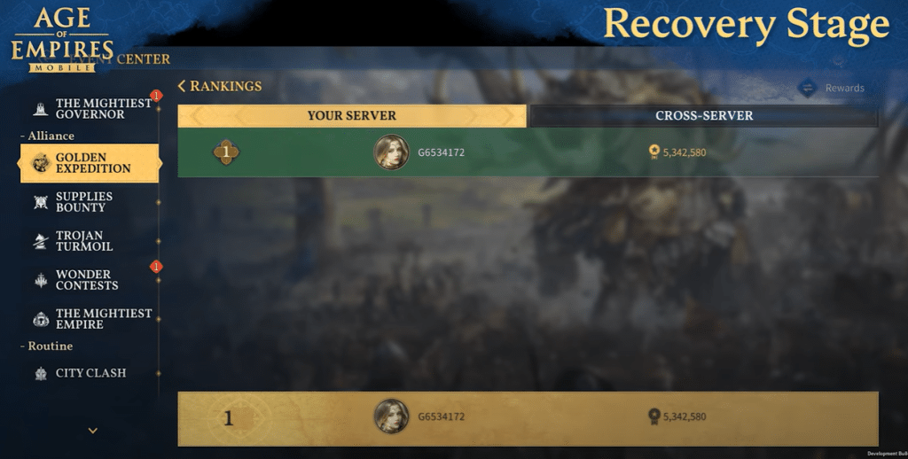 Age of Empires Mobile Golden Expedition Event Guide AOEM Golden Recovery Stage Age of Empires Mobile Golden Expedition Event Guide Recovery Stage