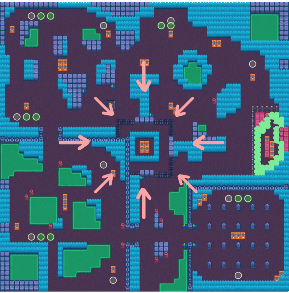 Brawl Stars The Mortuary Guide Brawl Stars The Mortuary Spike Sorroundings Brawl Stars The Mortuary Spike Surroundings
