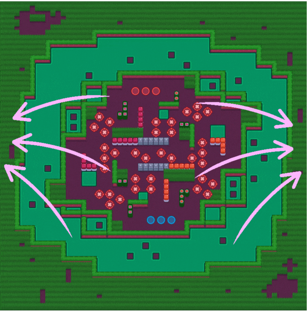 Brawl Stars Wasabi Fortress Guide Brawl Stars Wasabi Fortress Side Lanes Brawl Stars Wasabi Fortress Side Lanes