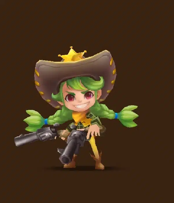 Summoners War Hannah Wind Cowgirl Guide Cow Girl 29 front 2 Summoners War Hannah Wind Cowgirl Guide