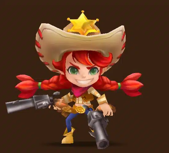 Summoners War Anne Fire Cowgirl Guide Cow Girl 29 front Summoners War Anne Fire Cowgirl Guide