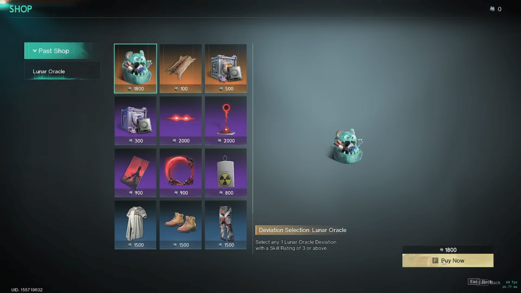 Once Human Lunar Mods Once Human Lunar Mods 3 past shop and lunar oracle shop in once human