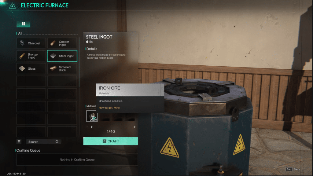 Once Human Steel Ingot Once Human Steel Ingot 4 Once Human Steel Ingot: Crafting Steel Ingots