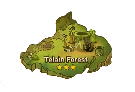 Summoners War Ursha Fire Warbear Guide Telain Forest Map Summoners War Ursha Fire Warbear Guide - Telain Forest Map