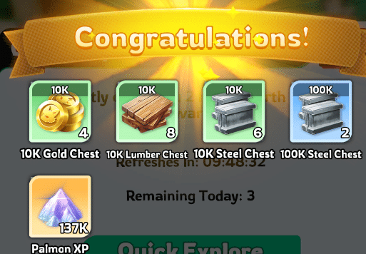 Palmon Survival Idlelands Guide image 906 Palmon Survival Idlelands Guide - Rewards