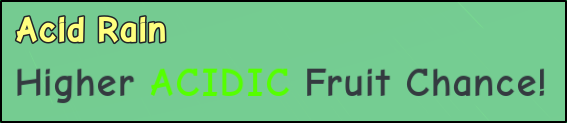 Grow a Garden Acidic Mutation Acid Rain Effect Grow a Garden Acidic Mutation - Acid Rain Effect