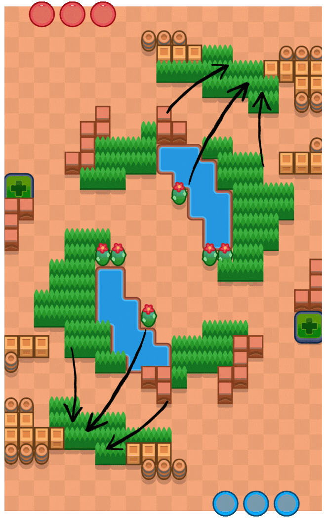Brawl Stars Call of the Water Guide Call of the Water Corner Bushes Brawl Stars Call of the Water Corner Bushes