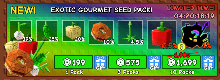 Grow a Garden Gourmet Seed Pack Exotic Gourmet Seed Pack Grow a Garden Gourmet Seed Pack - Exotic Gourmet Seed Pack