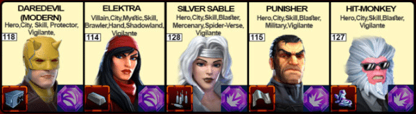 Marvel Strike Force Silver Sable image 55 Marvel Strike Force Silver Sable - Vigilante team