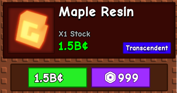 Grow a Garden Maple Resin Screenshot 2025 09 18 163529 Grow a Garden Maple Resin - Screenshot 2025 09 18 163529